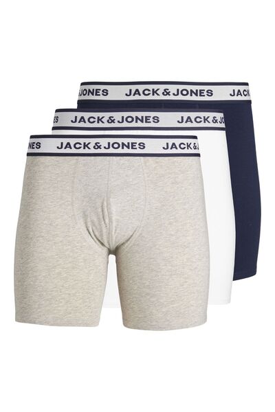 Jack & Jones Plus Eng anliegende Boxershorts Plus Size 3er-pack Eng anliegende Boxershorts