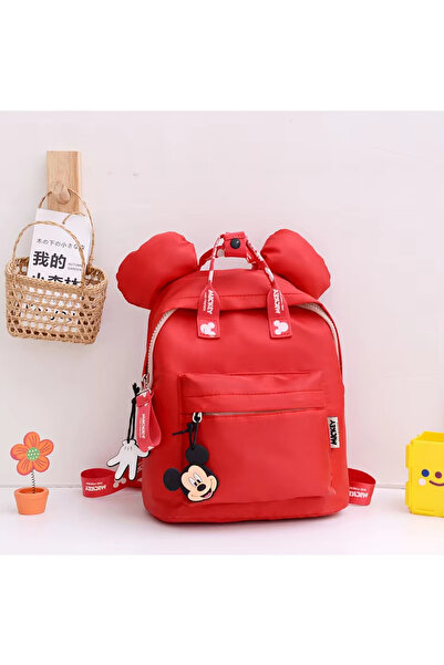 Choice4 hongse Luxury Children's Gift Schoolbag Disney Joint Backpack Mickey Backpack Small Backpack Kinderg