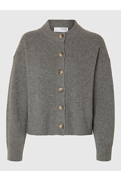 Selected Femme Strickjacke Woll-Kaschmir-Mix