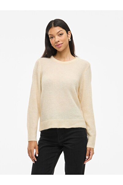 VILA Strickpullover VILORY Rundhals