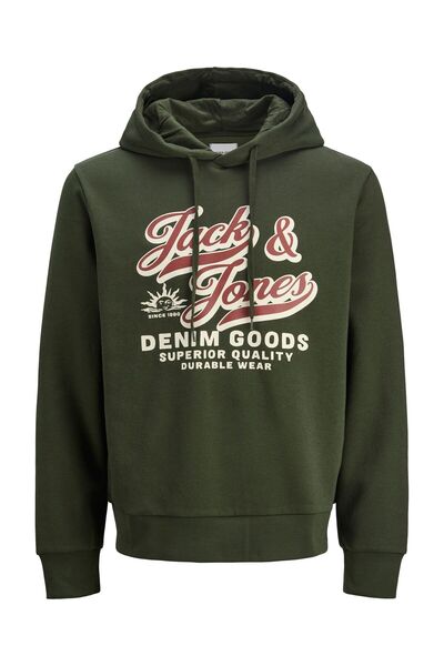 Jack & Jones Plus Kapuzenpullover Plus Size Logo Kapuzenpullover