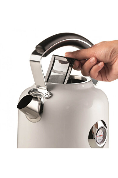 ARIETE Fierbător electric MODERNA 2854/01, 2000W, 1,7 l, Termometru, Bază 360, Filtru detașabil, Alb