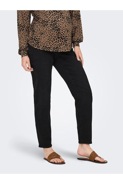 ONLY MATERNITY Straight-Fit jeans OLMCATWALK Hohe Taille Hohe Taille Jeans