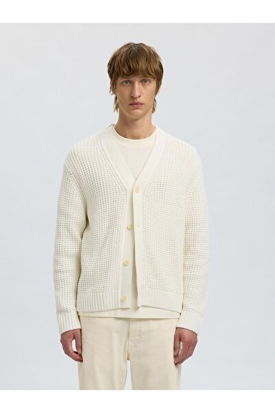 Selected Homme Strickjacke Relaxed Fit Baumwoll