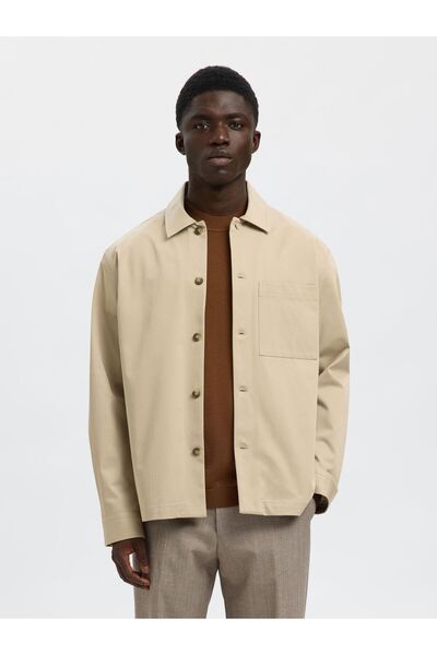 Selected Homme Overshirt Regular Fit Baumwoll