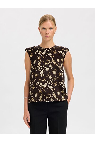 Selected Femme Oberteil Bedrucktes Viskose