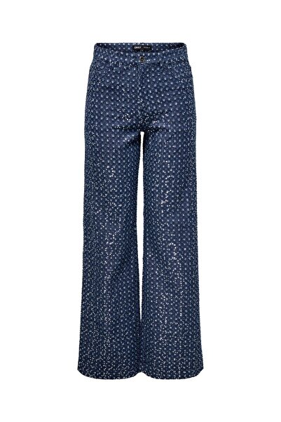 ONLY Hose mit weitem Beinschnitt ONLEVITA Weiter Beinschnitt Hose mit weitem Beinschnitt