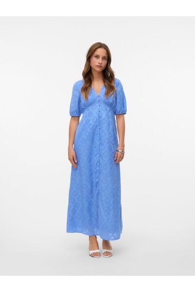 Vero Moda Kleid VMSIGNE Langes Kleid