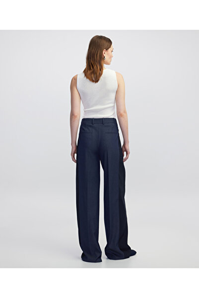 İpekyol Kumaş mix wide leg fit pantolon