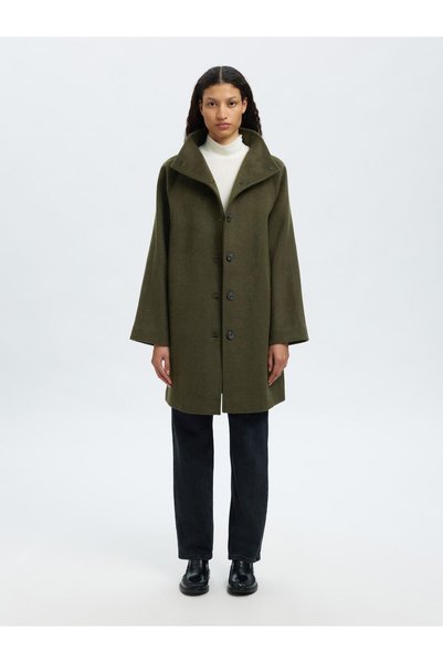 Selected Femme Mantel Wollmix