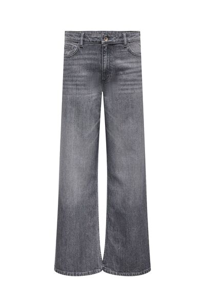 JDY Jeans mit weitem Bein JDYRUBY Mittlere Taille Locker geschnitten Jeans