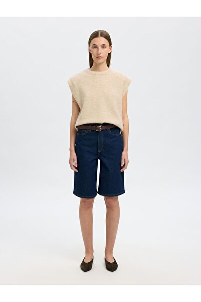 Selected Femme Strickweste Wollmix