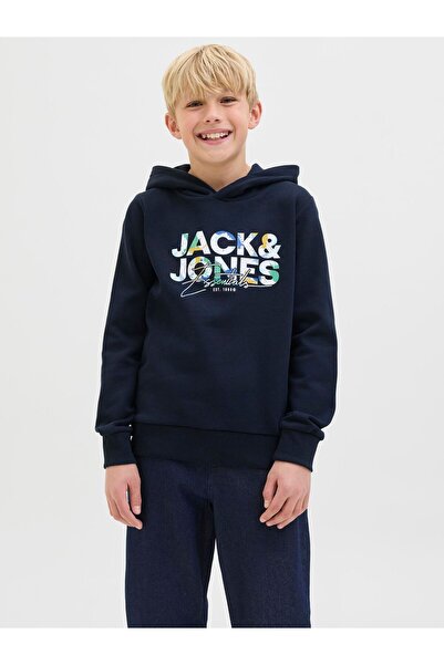 Jack & Jones Junior Kapuzenpullover Logo Kapuzenpullover Junior