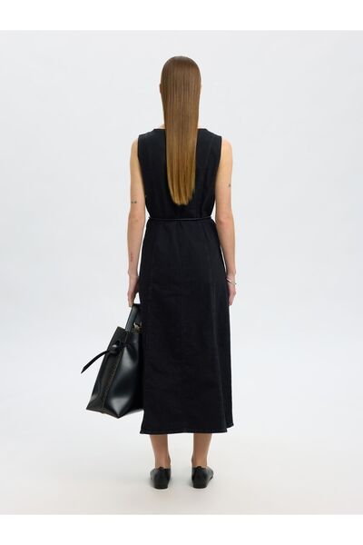 Selected Femme Jeanskleid Maxi