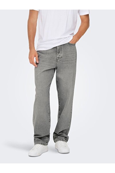 Only & Sons Locker geschnitten ONSFADE Mid Rise Locker geschnitten Jeans