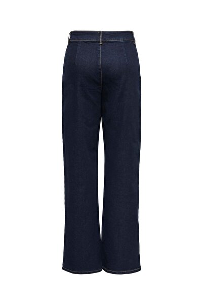 JDY Jeans mit weitem Bein JDYGEGS Hohe Taille Weiter Beinschnitt Jeans