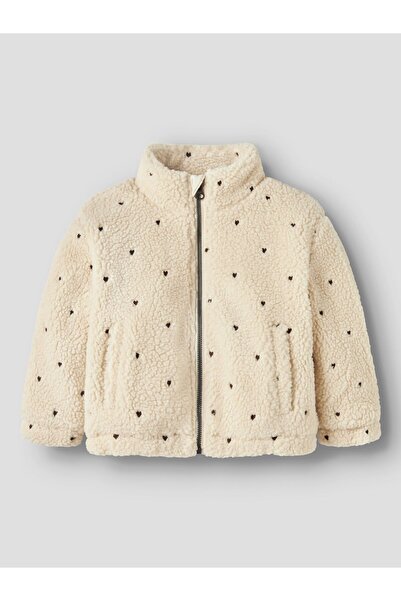 Lil' Atelier Jacke Loose Fit Teddy