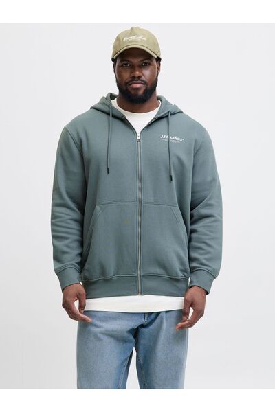 Jack & Jones Plus Kapuzenpullover Plus Size Gedruckt Kapuzenpullover