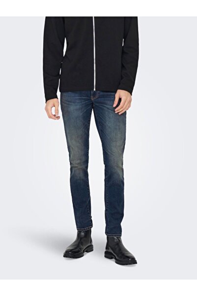 Only & Sons Slim Fit Jeans ONSLOOM Niedrige Taille Slim Fit Jeans