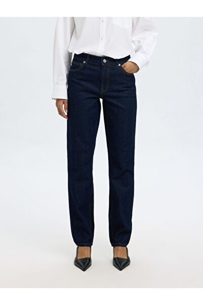 Selected Femme Jeans in Slim Tapered Fit Mid Waist