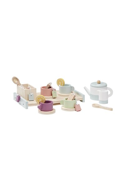 International Kids Concepts Toy Tea Serving Set, Kids Concept Bistro, 21 Pieces