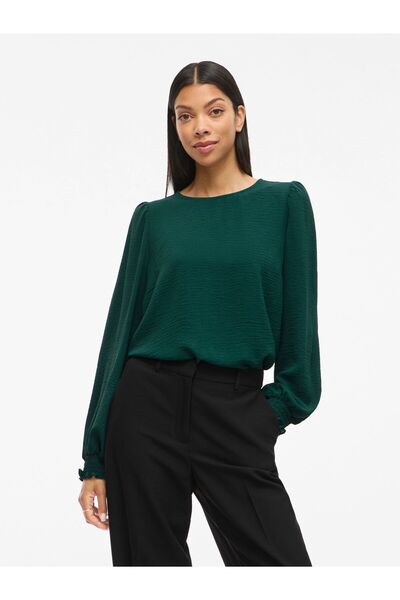 VILA Oberteil mit langen Ärmeln VIMAY Rundhals