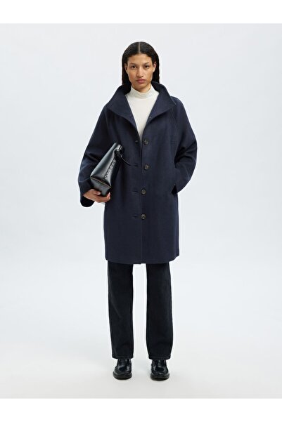 SELECTED Mantel Wollmix