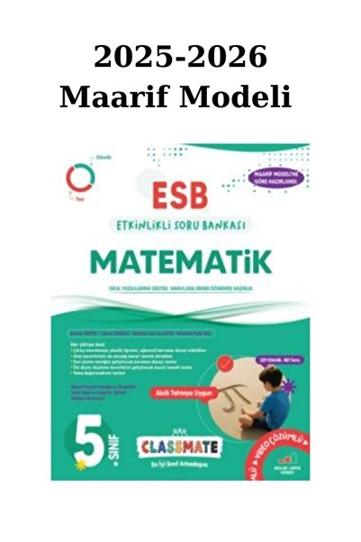 Okyanus Yayınları Okyanus 5.Sınıf Matematik Esb Etkinlikli Soru Bankası 2025/...