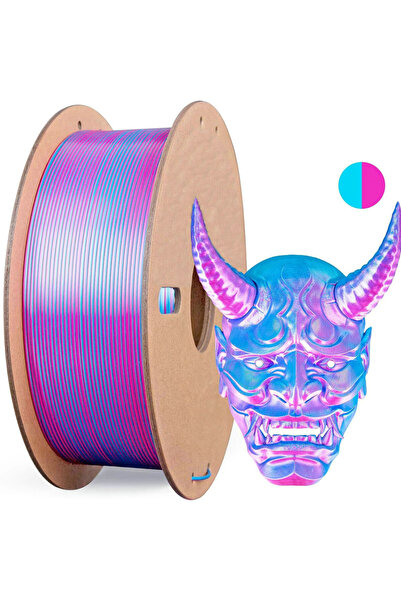 Choice1 250gRoseRed SkyBlue Multicolor 3D Printer Filament,Dual/Tri Color 1.7...