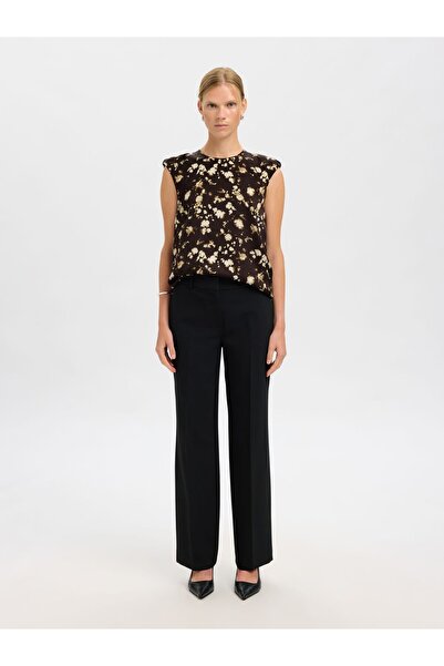 Selected Femme Oberteil Bedrucktes Viskose