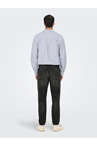 Only & Sons Slim Fit Jeans ONSWEFT Niedrige Taille Normal geschnitten Jeans