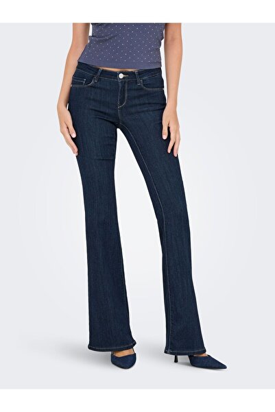 ONLY Schlaghosen-Jeans ONLHELLA Niedrige Taille Retro-Fit, ausgestellt Jeans