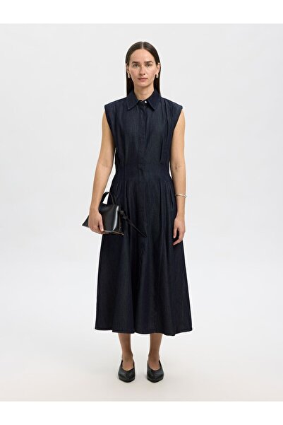 Selected Femme Blusenkleid Denim