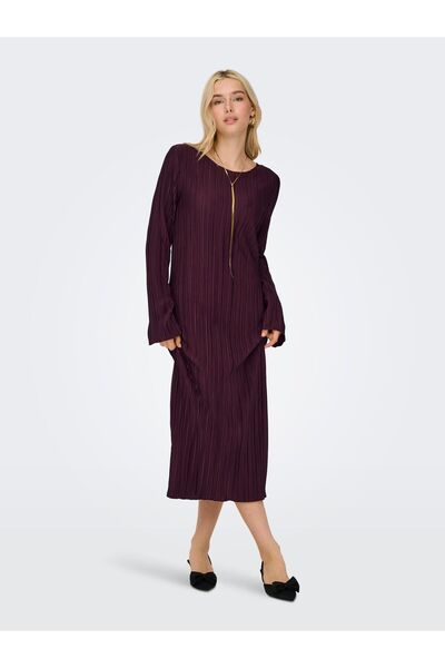 ONLY Plissiertes Kleid ONLPERY Langes Kleid