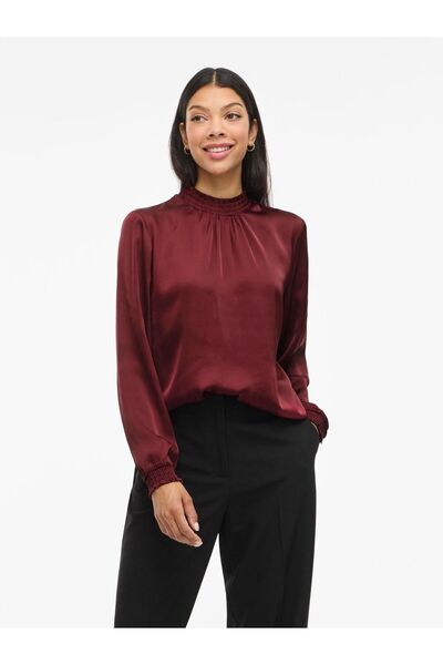 VILA Oberteil mit langen Ärmeln VISOFIE