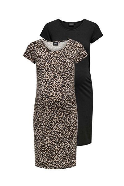 ONLY MATERNITY Kleid OLMLOVELY 2-pack Kurzes Kleid