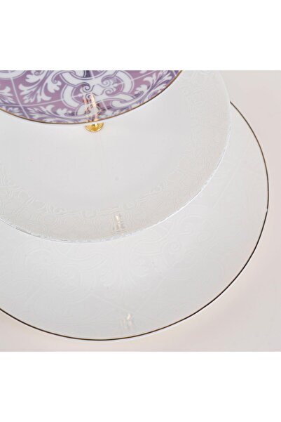 erorex Blue Porcelain 3 Tiered Cake Stand