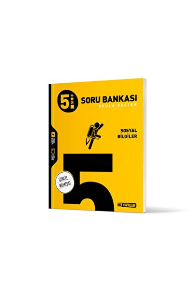 Hız Yayınları 2025-2026 5. Sınıf Sosyal Bilgiler Okula Destek Soru Bankası Gü...