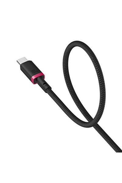 Baseus Data Cable Type-C to Type-C, PD 100W, Fast Charge, 480Mbps, 2m, Resistant Nylon, Red Black