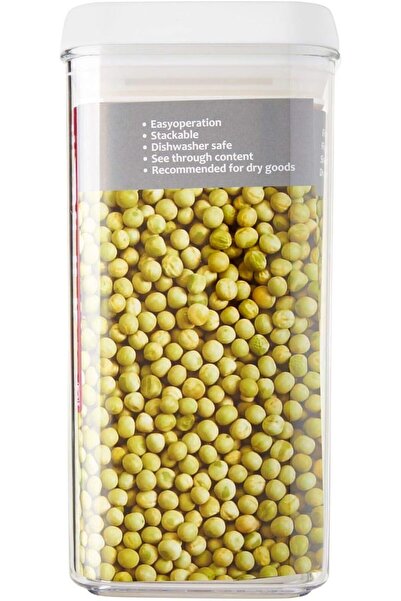 erorex Flip Tite Rectangular Food Storage Container Clear And White 1.2 Liter Nlq408A 60