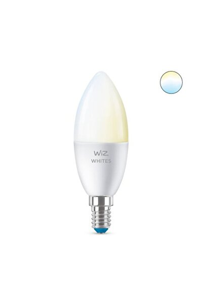 Wiz Wi-Fi Candle Bulb 40W C37 E14Smart LED Bulb with Adjustable White and Color Settings