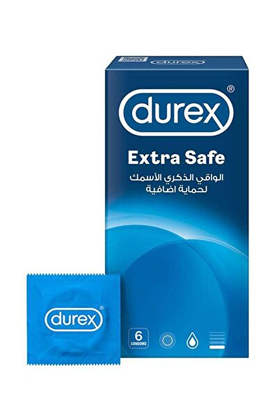 Durex واقيات ذكرية فائقة الأمان - 6 قطع