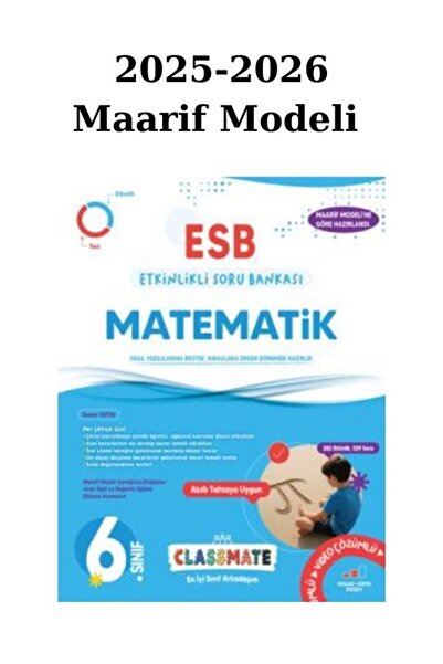 Okyanus Yayınları Okyanus 6. Sınıf Matematik Esb Etkinlikli Soru Banaksı 2025/26 Maarif Modeli