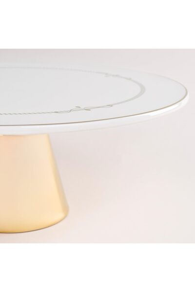 erorex White Porcelain Cake Stand