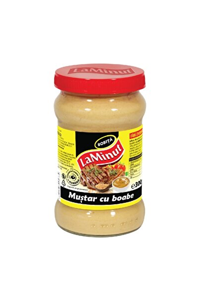 La Minut Instant Mustard with Grains 300g