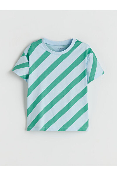 LC Waikiki Peak New Season Crew Neck Striped Baby Boy T-Shirt