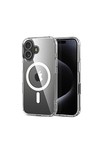 trands جراب مغناطيسي شفاف آمن لهاتف iPhone 16 TR-CC1601