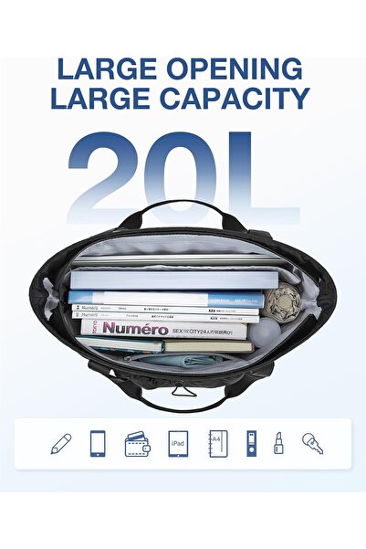 BAGSMART Women Tote Bag Large, Travel Tote Shoulder Bag with Compartment and Zipper, Top Handle Hand