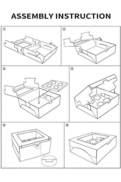 erorex 6 Cavities Kraft Paper Cupcake Box Inserts Cupcake Containers Bakery Cake Carriers Home Dessert Shop