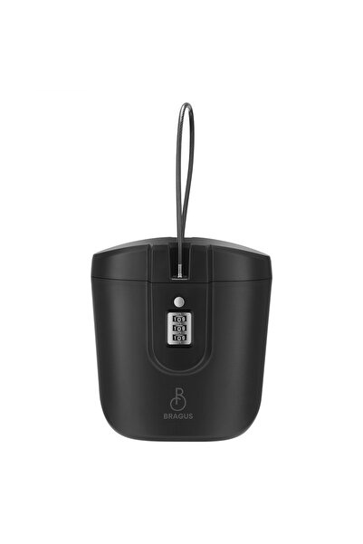 BRAGUS Travel bag safe, 3-digit code, retractable steel cable, easy to carry,...